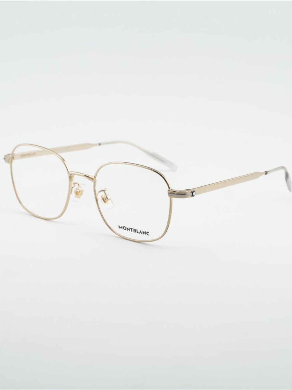 Montblanc MB0238OK 001 Eyeglasses Gold 52mm Square Frame